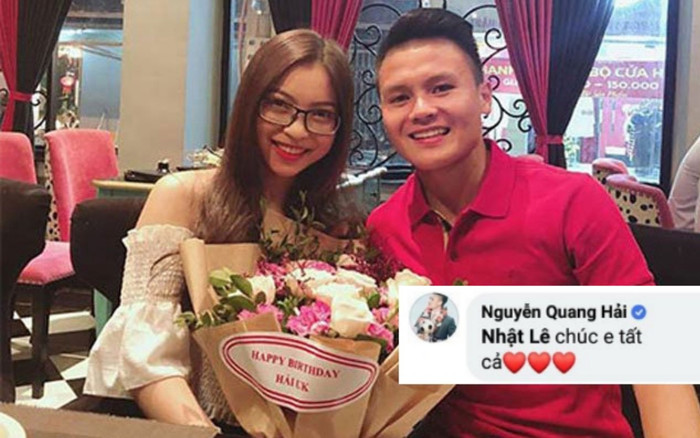 Ngày 8/3, Quang Hải công khai gửi lời chúc ngọt ngào đến Nhật Lê Ảnh 2