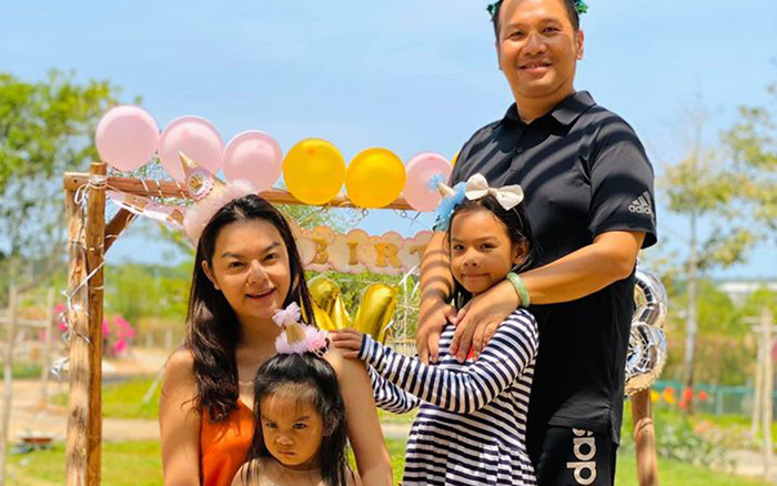 Phạm Quỳnh Anh đoàn tụ với chồng cũ để tổ chức sinh nhật cho con gái Ảnh 2