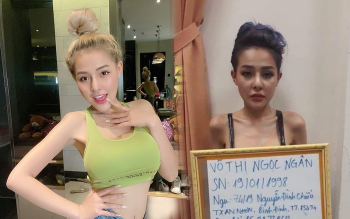 Ngân 98 tụt dốc nhan sắc với gương mặt hốc hác, làn da đen sạm tại đồn công an Ảnh 2