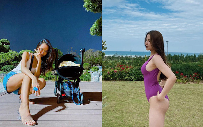 Hội 'mẹ bỉm sữa' lấy lại vóc dáng sau sinh nhanh đến khó tin: Suboi thon gọn sau 1 tháng, MC Phương Mai chỉ mất 8 ngày Ảnh 2