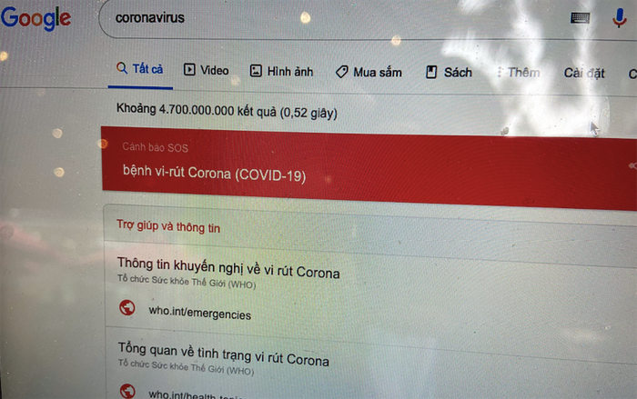 Điều đặc biệt trên Google khi người dùng tìm kiếm về virus corona Ảnh 2