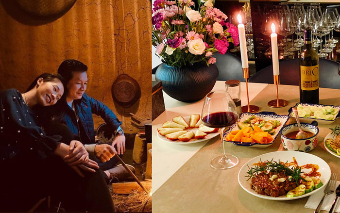 'Chiều vợ' như Shark Hưng: Tự tay nấu nướng còn tỉ mỉ trang trí bàn tiệc 'sang chảnh' đúng chuẩn phong cách châu Âu Ảnh 2