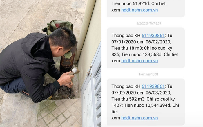 Vụ hộ dân ở Hà Nội 'ngã ngửa' vì hóa đơn 10,5 triệu tiền nước/tháng: Đồng hồ nước hoạt động bình thường, xác minh trách nhiệm nhân viên Ảnh 2