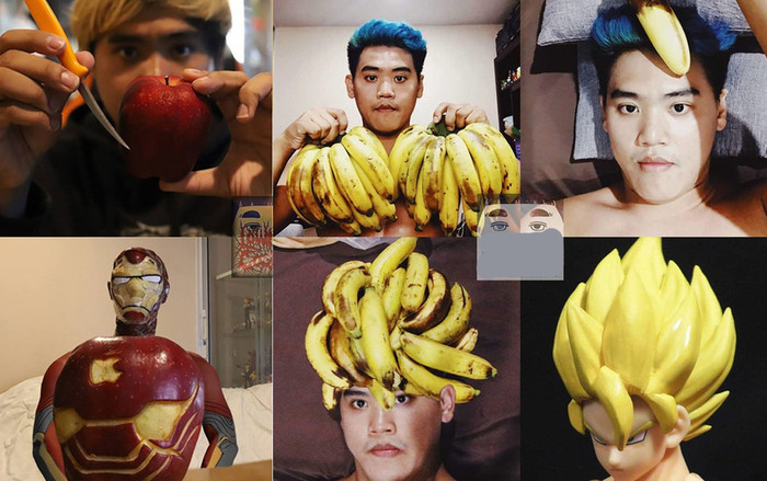 Những màn hóa trang 'siêu bựa' của 'thánh cosplay Thái Lan': Dùng mỗi nải chuối, băng keo cũng biến thành siêu anh hùng Ảnh 2