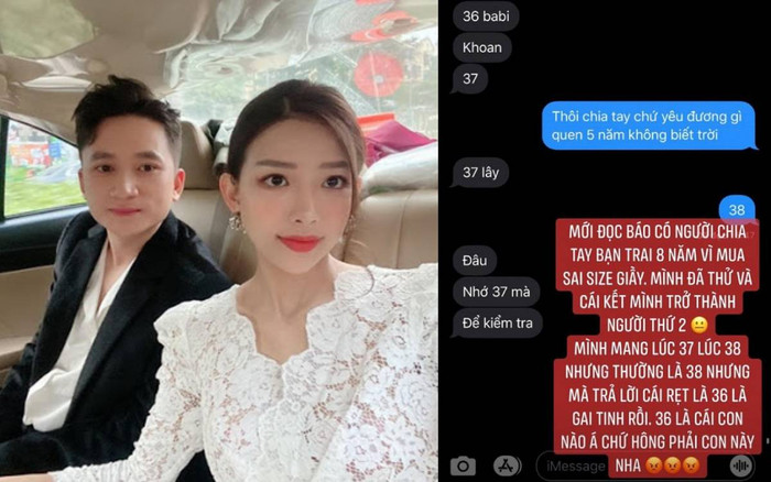 Phan Mạnh Quỳnh nhớ sai size giày, bạn gái Khánh Vy than thở: 'Thôi chia tay chứ yêu đương gì' Ảnh 2