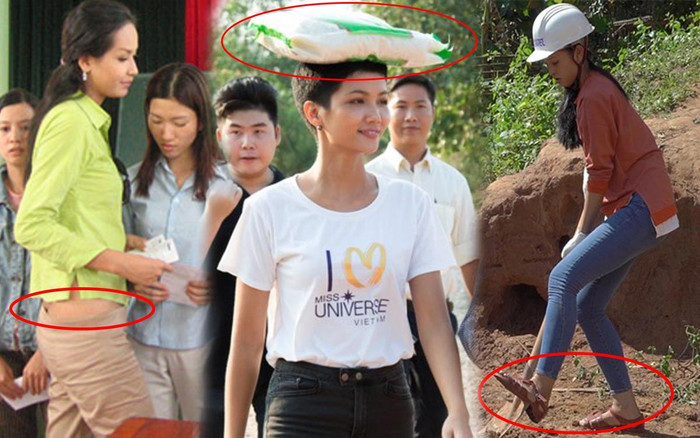 Đi từ thiện: H’Hen Niê, Thu Thảo mặc giản dị vẫn đẹp, Mai Phương Thúy nếm đủ thị phi vì trang phục Ảnh 2