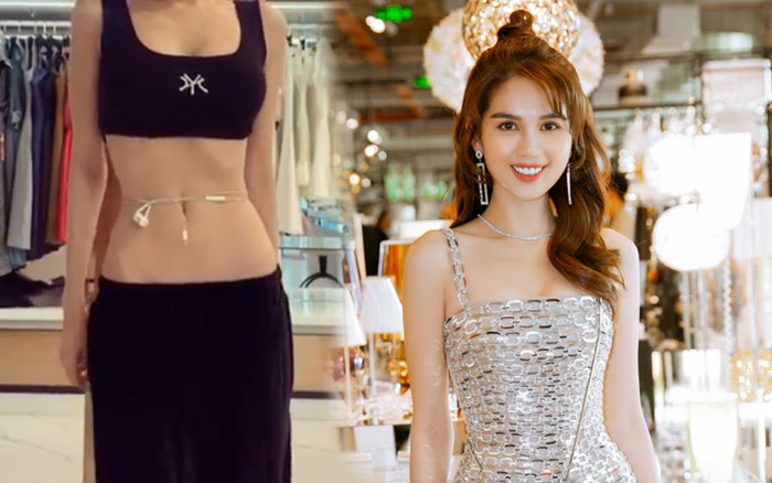 Ngọc Trinh 'bắt trend' đo eo bằng dây tai nghe kết quả khiến ai cũng trầm trồ Ảnh 2