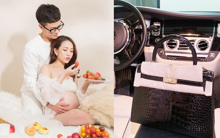 Ái nữ Minh Nhựa gây 'choáng' khi tậu hẳn túi da cá sấu có giá 1,2 tỷ trước thời gian 'lâm bồn' Ảnh 2