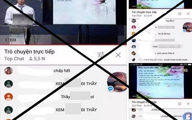 Công an vào cuộc điều tra những bình luận tục tĩu trong bài giảng online Ảnh 2