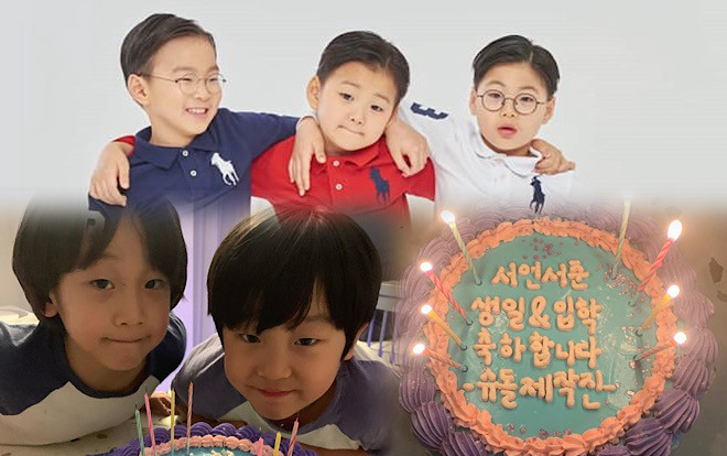 Bộ đôi Seo Eon - Seo Jun và bộ ba Daehan Minguk Manse mừng sinh nhật! Ảnh 2