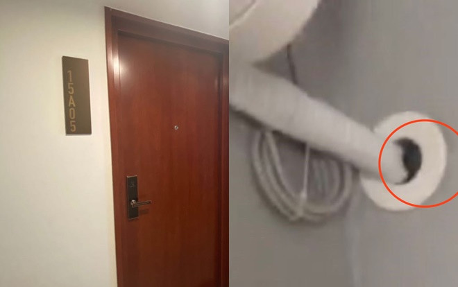 Cặp vợ chồng tá hỏa phát hiện camera trong phòng khách sạn Ảnh 2