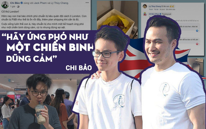 Con trai 'cố thủ' ở Anh vì dịch COVID-19, Chi Bảo nhắn nhủ: 'Hãy ứng phó như một chiến binh dũng cảm' Ảnh 2