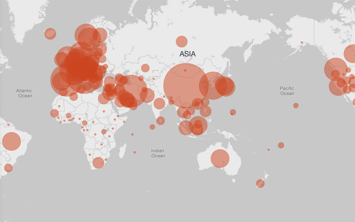 Cách theo dõi mức độ lây lan của dịch Covid-19 bằng công cụ của Microsoft Ảnh 2