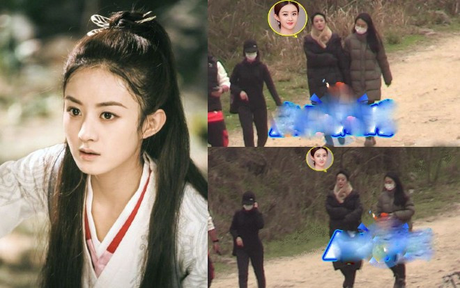 Triệu Lệ Dĩnh không đeo khẩu trang trên phim trường, cố gắng hết công suất khi đoàn phim trở lại guồng làm việc Ảnh 2