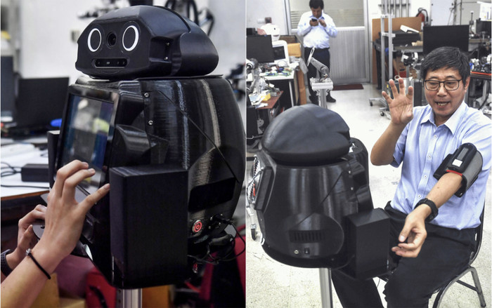 Thái Lan dùng robot ninja để bảo vệ đội ngũ y bác sĩ trong cuộc chiến với Covid-19 Ảnh 2