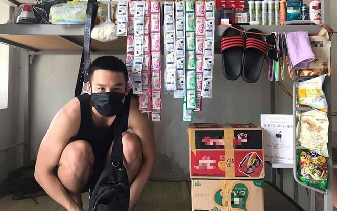 Nam vương Cao Xuân Tài khiến cộng đồng mạng ‘dậy sóng’ với hình ảnh cách ly bên trong KTX sinh viên ĐHQG TP.HCM Ảnh 2