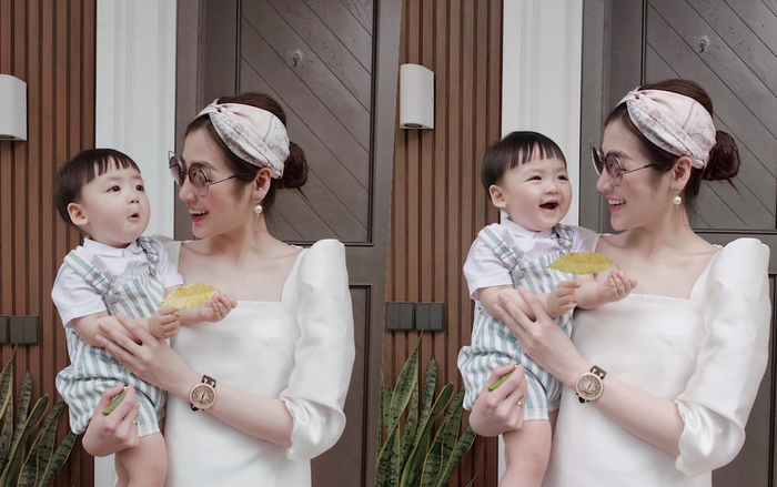 Nhóc tì nhà Dương Tú Anh càng khiến người ta muốn ngắm 'nhiều hơn một tí' Ảnh 2