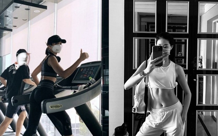 Mang khẩu trang chăm chỉ đi gym, bảo sao H'Hen Niê, Khánh Vân chẳng sở hữu body 'hot' thế Ảnh 2