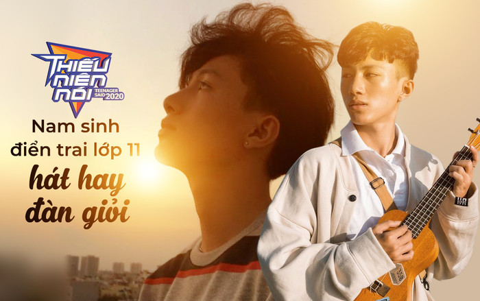 Nam sinh gây sốt tại Thiếu niên nói 2020: Hot face điển trai có 40 nghìn follow, bắn rap cực ngầu Ảnh 2