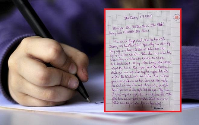 Xúc động trước bức thư của HS lớp 2 gửi Phó Thủ tướng Vũ Đức Đam: ‘Con yêu bác, yêu Hà Nội, yêu tổ quốc Việt Nam’ Ảnh 2