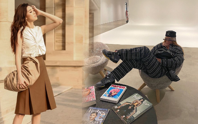 Hoa hậu Khánh Vân, Kylie Jenner chuộng kiểu túi dây rút Pouch sành điệu tinh tế Ảnh 2