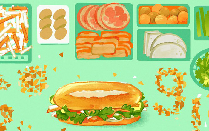 Bánh mì Việt Nam được Google Doodle vinh danh ở hơn 10 quốc gia Ảnh 2