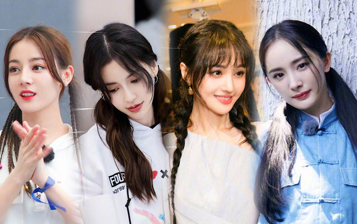 12 sao Hoa ngữ gây sốt với kiểu tóc thôn nữ: Trịnh Sảng - Angela Baby đẹp xuất sắc! Ảnh 2