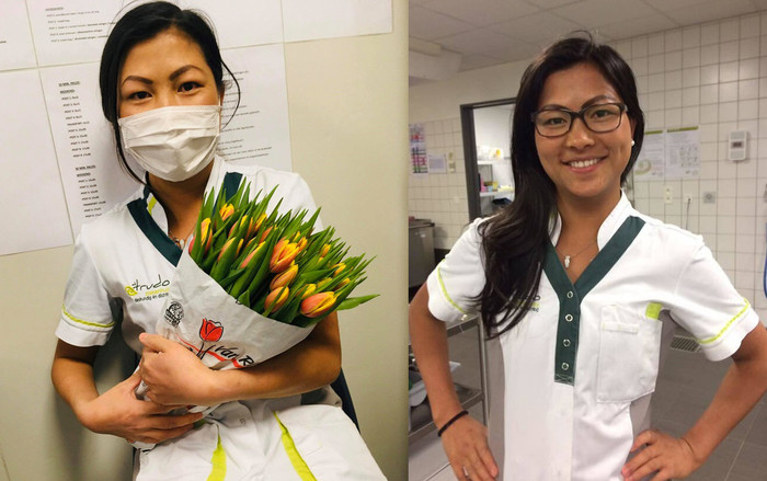 'Cô gái H'Mông' Lò Thị Mai tiết lộ hình ảnh làm nữ y tá chăm chỉ giữa mùa dịch COVID-19, được bệnh viên tặng hoa 'động viên' Ảnh 2