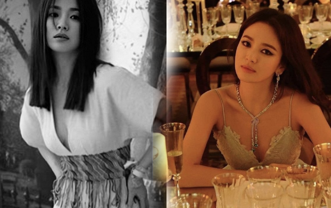 Mỗi lần Song Hye Kyo diện váy khoe vòng một đẫy đà, lấp ló đều 'gây sốt' mạng xã hội Ảnh 2