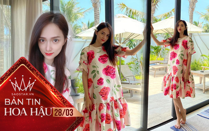 Hương Giang diện váy hoa 'xinh như mộng', fan khen: 'Chị đẹp hack tuổi quá xuất sắc' Ảnh 2