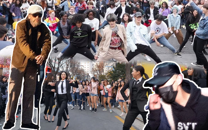 Những lần 'đột kích' sự kiện Kpop Dance Public của idol khiến fan 'bấn loạn': Từ hóa người qua đường đến cụ ông ốm yếu không ai nhận ra Ảnh 2
