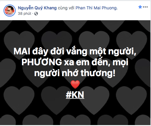 Cộng đồng mạng đau buồn tiễn biệt diễn viên Mai Phương