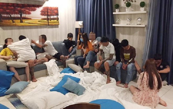 Giữa dịch COVID-19, hàng chục người mở tiệc ma túy tập thể trong 2 căn hộ khu du lịch ở Vũng Tàu Ảnh 2