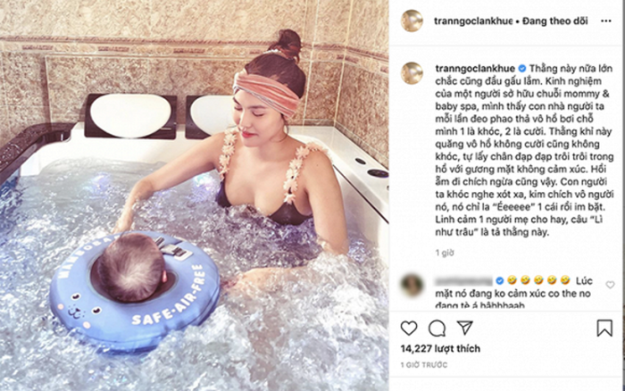 Mắng yêu con khi gọi bé là 'thằng khỉ', Lan Khuê bị dân mạng nhắc nhở Ảnh 2