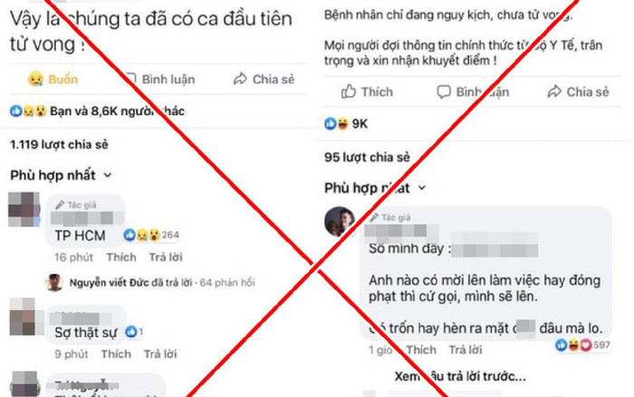 Đưa tin sai lệch có người chết vì COVID-19, Facebooker Nguyễn Sin bị mời lên làm việc Ảnh 2