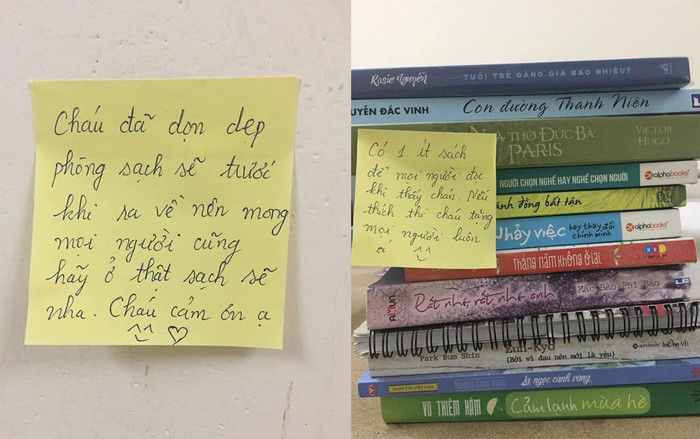 Nhường phòng KTX cho người cách ly, nữ sinh để lại lời nhắn ấm áp khiến dân mạng tan chảy Ảnh 2