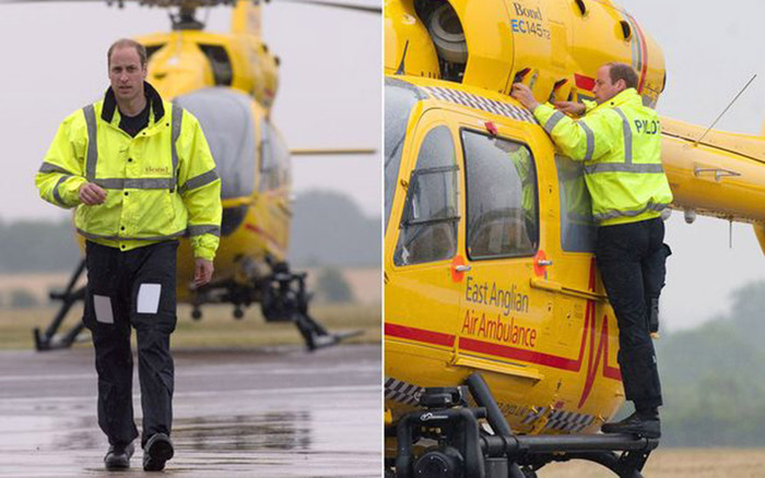 Hoàng tử William muốn làm phi công cứu thương góp sức chống COVID-19 Ảnh 2