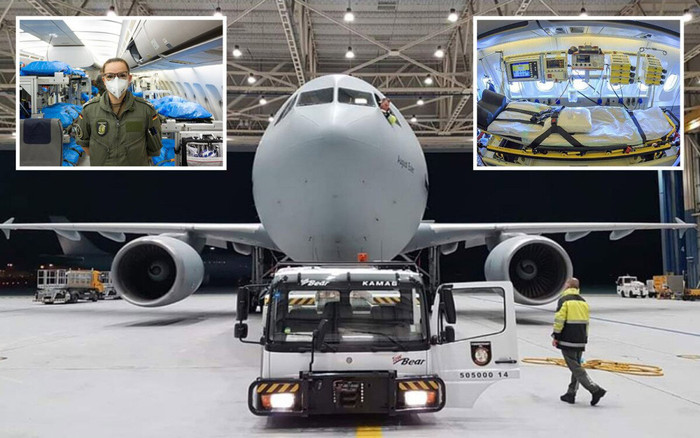 Bên trong 'bệnh viện bay' vận chuyển bệnh nhân COVID-19 hiện đại nhất thế giới Ảnh 2