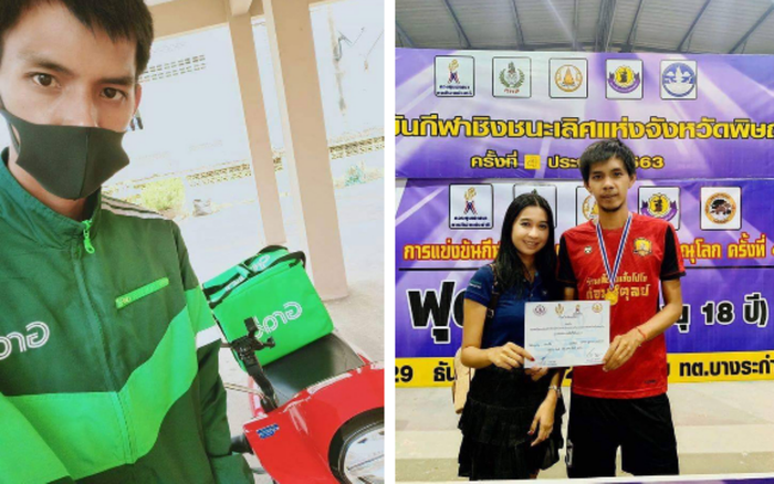 Cầu thủ Thái Lan chạy xe ôm, bán vé số vì thất nghiệp Ảnh 2