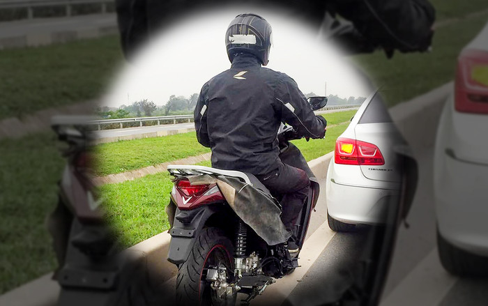 Lộ diện mẫu xe máy điện mới của VinFast: Ngoại hình hầm hố, bề thế không kém SH Ảnh 2