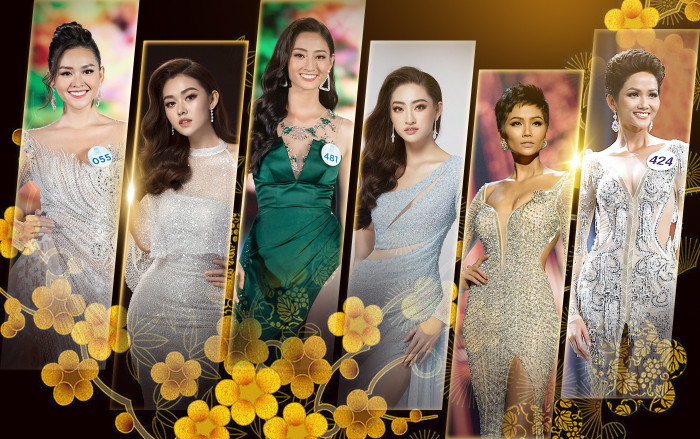 So kè váy dạ hội đăng quang - xuất ngoại: Tường San đẹp tuyệt trần, H'Hen Niê tỏa sáng rực rỡ Ảnh 2