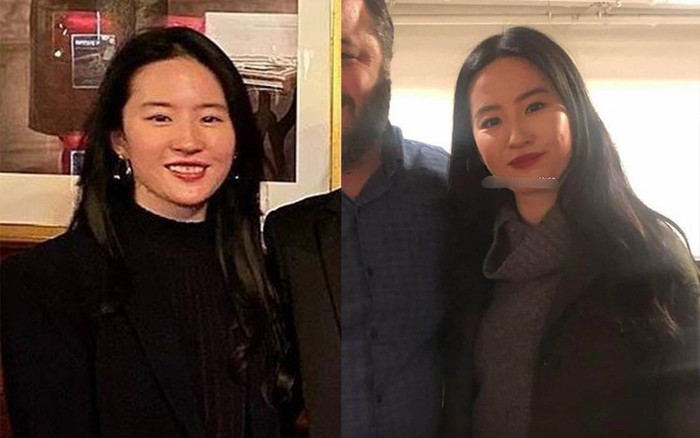 Lưu Diệc Phi bị chê là bà cô già kém sắc, đánh mất vẻ đẹp 'thần tiên tỷ tỷ' trong hình ảnh chụp cùng ekip Mulan Ảnh 2