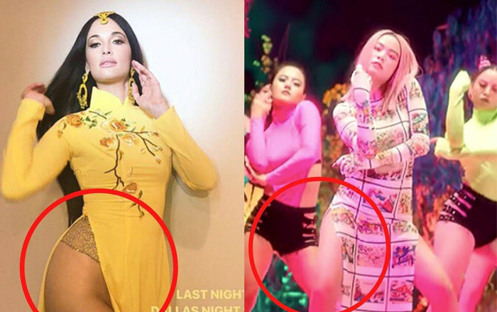 Những lần sao Tây - Việt bị chỉ trích vì mặc trang phục giống áo dài không quần Ảnh 2