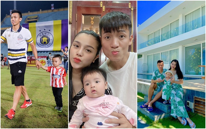 Quế Ngọc Hải, Bùi Tiến Dũng tập thể dục với vợ Ảnh 2