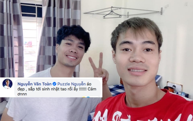 Chưa đến sinh nhật, Văn Toàn đã đòi Công Phượng mua quà Ảnh 2