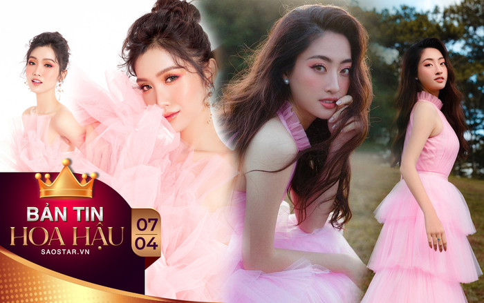 Đỗ Nhật Hà đẹp dịu dàng với váy 'mây hồng', Lương Thùy Linh khoe bảng điểm loại 'Xuất sắc' Ảnh 2