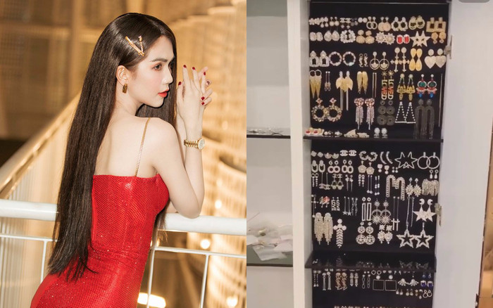 Hoa mắt với bộ sưu tập hoa tai của Ngọc Trinh, có cô gái nào không thèm muốn? Ảnh 2