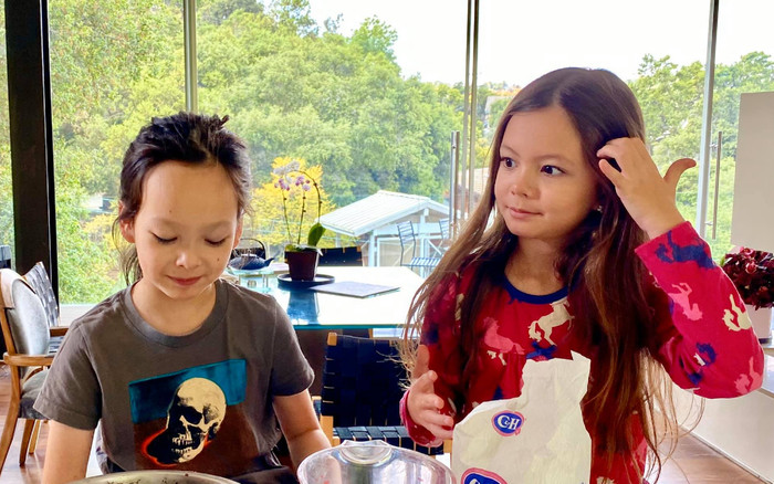 Hồng Nhung tung ảnh đời thường cực yêu của 2 nhóc tỳ, mừng sinh nhật 8 tuổi Ảnh 2