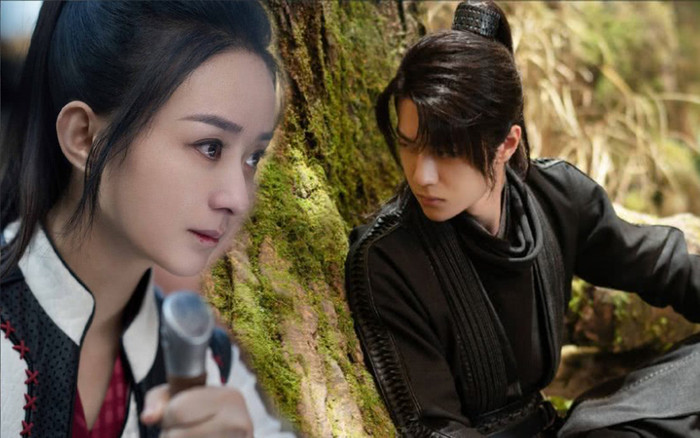 Poster mới của 'Hữu Phỉ': Triệu Lệ Dĩnh mắt rưng lệ, môi bật máu - Vương Nhất Bác bộc lộ dáng vẻ nghiêm nghị Ảnh 2