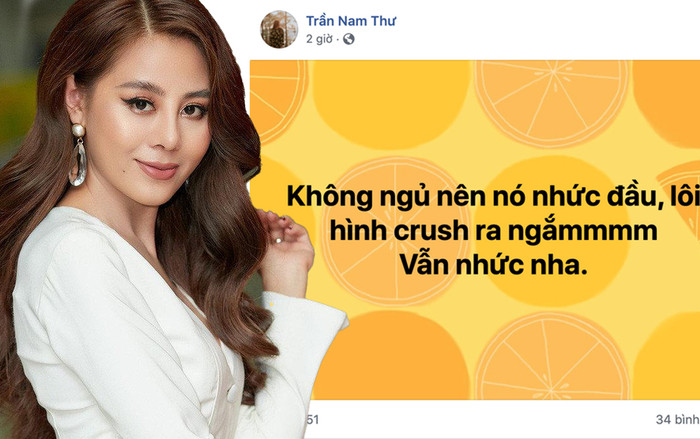 Trang cá nhân ngập tràn mùi yêu thương, phải chăng Nam Thư đang 'thầm thương trộm nhớ' chàng trai nào đó? Ảnh 2